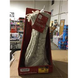 Home Accents Holiday 20" Cable Knit Stocking Lot of 5