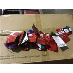 Home Accents Holiday 7" Mini Stockings Lot of 8