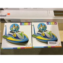 Intex Wave Rider Ride-On Inflatable Kids Pool Toy Lot of 2