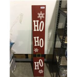 Home Accents Holiday Wooden Porch Sign - "Ho Ho Ho"