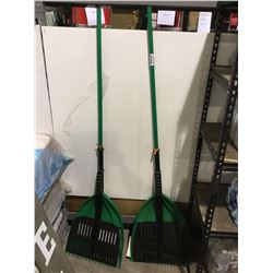 Leaf Mate 2-Piece Rake Lot of 2