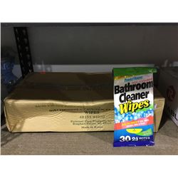 Case of Power House Bathroom Cleaner Wipes (24 x 30)