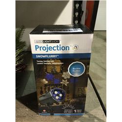 LED Light Show Projection Snow Flurry - Blue/White