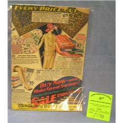 Original Montgomery Ward and Co. sales catalog