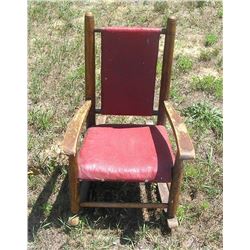 Antique hand made child's chair circa 1850's