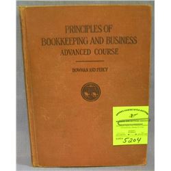 Principles of Bookkeeping and Business Book