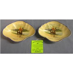 Canadian mounted policeman serving bowls