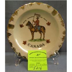 Royal Canadian mounted police souvenir ash tray