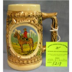 Royal Canadian mounted police souvenir beer mug