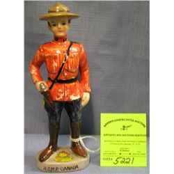 Royal Canadian mounted policeman figure