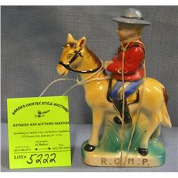 Royal Canadian mounted police figural S&P set