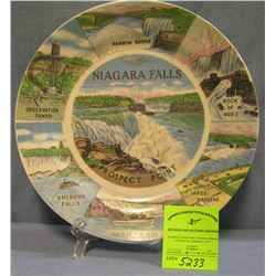 Souvenir plate from Prospect Point Niagara Falls
