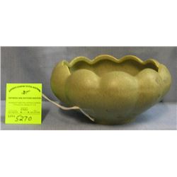 Early art pottery bowl