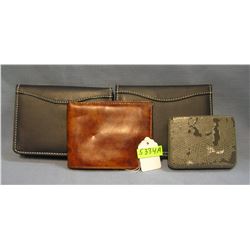 Group of 4 quality wallets and cases