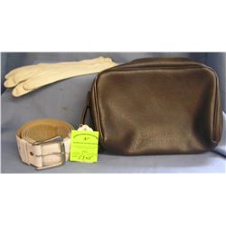 Vintage Accessories includes belt, gloves and more