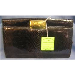 High quality snakeskin purse