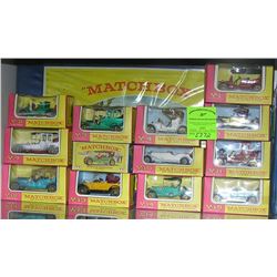Group of 13 org. Matchbox models of yesteryear