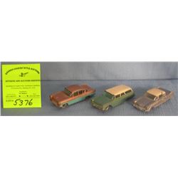 Group of three early Matchbox vehicles