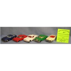 Group of five vintage Matchbox vehicles