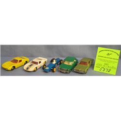 Group of five vintage Matchbox vehicles