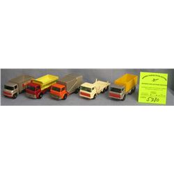 Group of five vintage Matchbox vehicles