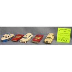 Group of five vintage Matchbox vehicles