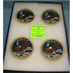 Group of Apollo 11 first man on the moon patches