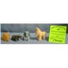 Image 1 : Group of four vintage jade figures