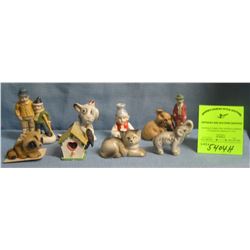 Group of vintage figures and collectibles