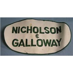 Nicholson and Galloway Large Golding patch