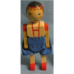 Antique wooden doll