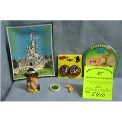 Group of vintage character collectibles