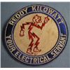 Image 1 : Rare Reddy Kilowatt employee iron on patch