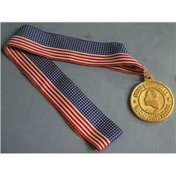 George Washington HS gold award medal & ribbon