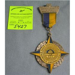 Vintage Virginia Naval base award medal