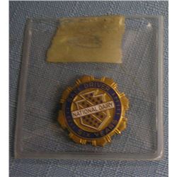 Early National Dairy 6 yr safe driver award pin