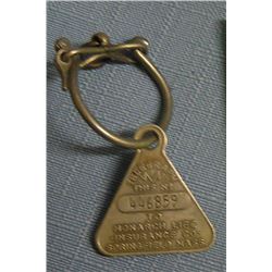 Early Monarch life insurance advertising watch FOB