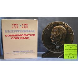 Vintage Eisenhower coin bank mint with original box