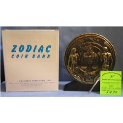 Vintage Libra coin bank mint with original box