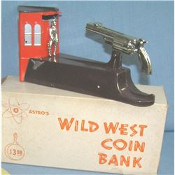 Vintage Wild West bank circa 1950's