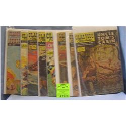 Group of vintage Classic illistrated comic books