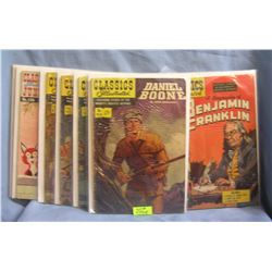 Collection of early Classic's illistrated comic books