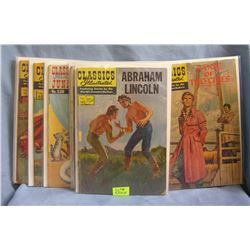 Collection of early Classic's illistrated comic books