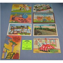 Group of early comic related post cards
