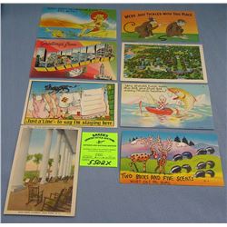 Group of early comic related post cards