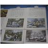 Image 1 : Collection of antique style calendars