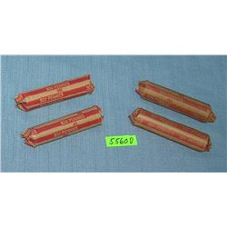 Vintage Lincoln wheat back pennies