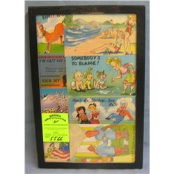 Group of early comic related post cards