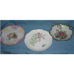 Vintage floral decorated bowls and dishes