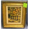 Image 1 : Oil on canvas painting: At the Wailing Wall